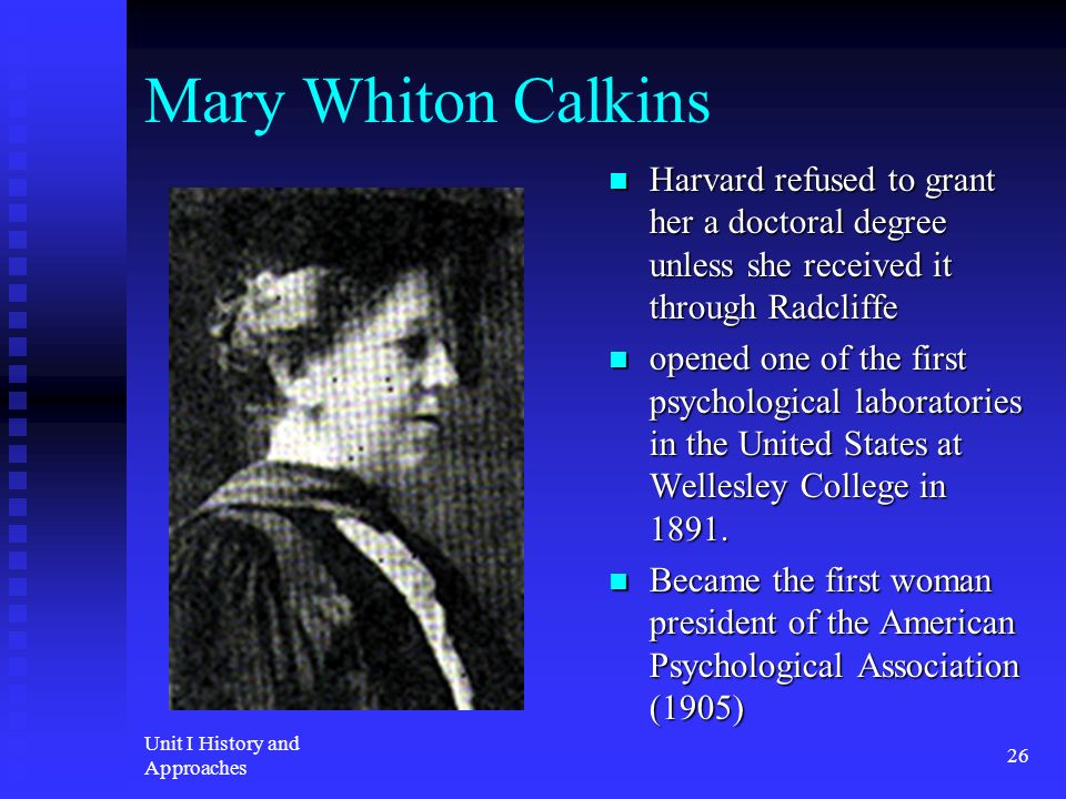 Mary Whiton Calkins (1863–1930)